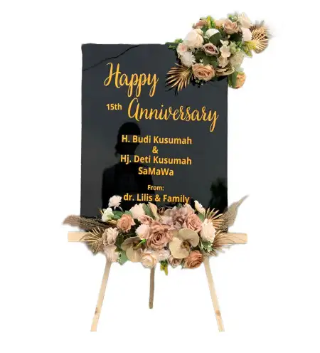 Papan Bunga Akrilik Gandulan